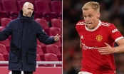 Ten Hag 'cảnh báo' Van de Beek, nguy cơ tiếp tục mất vị trí tại MU