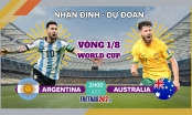 Nhận định, dự đoán tỉ số Argentina vs Úc: Tiếp tục địa chấn?