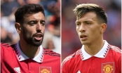 Bruno Fernandes và Martinez 'sấy' các đồng đội sau 45 phút trước Man City