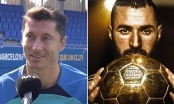 Ronaldo trao Quả bóng vàng cho Benzema, Lewandowski 'giận' ban tổ chức
