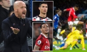 Toàn đội Man Utd hứng trọn cơn lôi đình từ Ten Hag sau khi hoà Chelsea