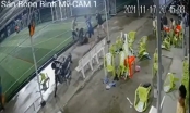 Mâu thuẫn trên sân cỏ, nhóm thanh niên cầm dao truy sát đối thủ