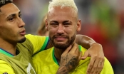 Đẹp tuyệt vời khoảnh khắc con trai Perisic 'lau khô' nước mắt Neymar