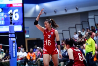Thái Lan vất vả 'vượt ải' Philippines tại chặng 2 SEA V.League 2025