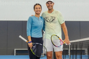 Niềm tự hào tennis Philippines tập cùng Nadal, chuẩn bị cho SEA Games 33