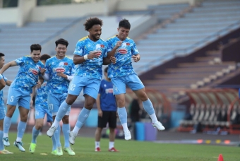 ĐT Việt Nam vẫn chưa đủ lực lượng ở buổi tập thứ 2