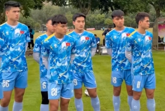 VIDEO: U22 Việt Nam trở lại tập luyện sau trận thắng Trung Quốc