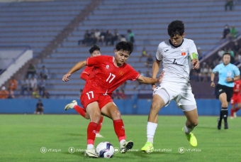 Trực tiếp U17 Việt Nam 1-0 U17 Singapore: Mở tỷ số sớm