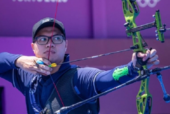 Tay cung Nguyễn Hoàng Phi Vũ ngậm ngùi rời Olympic 2021
