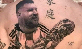 NHM không nhịn được cười với hình xăm Lionel Messi 'xấu nhất thế giới'