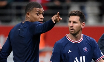 Trở lại PSG, Messi không tập luyện cùng Mbappe