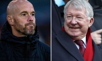 Ten Hag nhỉnh hơn Sir Alex một bậc với thành tích siêu khủng tại MU