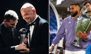 Bị Messi vượt mặt tại giải The Best, Benzema đăng đàn 'đá xoáy' FIFA