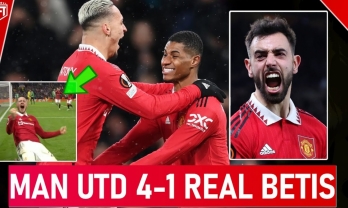 Man Utd đại thắng Real Betis: Ten Hag biến đau thương thành sức mạnh