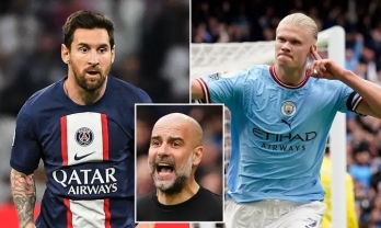 Cho Messi 'hít khói', Haaland cũng ghi danh vào lịch sử bóng đá Anh