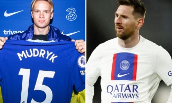 Tân binh Mudryk của Chelsea có vinh dự mà Messi chưa từng được nếm trải