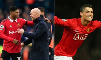 Ten Hag ra tay, Rashford chính thức vượt Ronaldo ở dấu mốc lịch sử