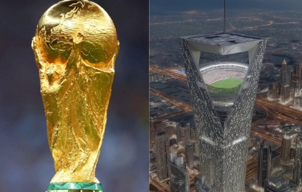 Ả Rập Xê Út trình làng ý tưởng sân World Cup 'trên trời'