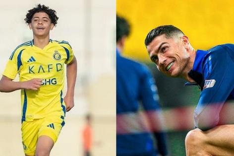 Con trai của Ronaldo lại khiến cả thế giới 'phát sốt'