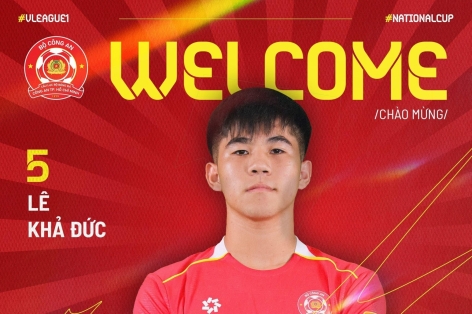Hậu vệ U20 Việt Nam gia nhập CLB Công an TP.HCM