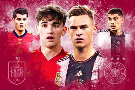 Tứ kết Euro 2024: Đức ngắt chuỗi 36 năm không thắng trước Tây Ban Nha?
