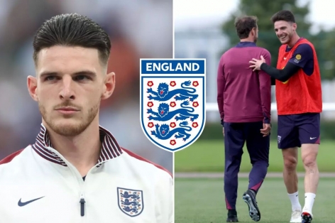 Southgate xác định người đá cặp với Rice trận khai màn Euro 2024