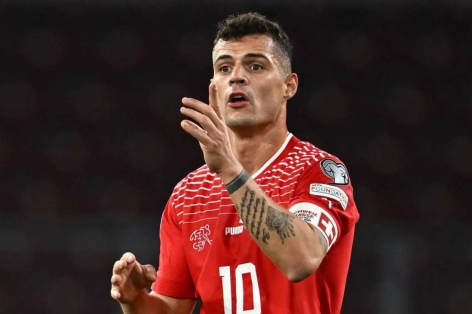 Granit Xhaka nguy cơ vắng mặt trước trận Anh gặp Thụy Sĩ tại Euro 2024