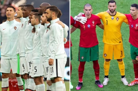 Lý do xúc động khiến Ronaldo luôn xoay người khi hát quốc ca Bồ Đào Nha