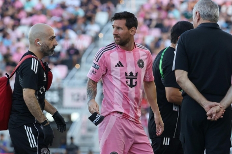 Messi chấn thương, Inter Miami nhọc nhằn vào tứ kết sau loạt luân lưu căng não