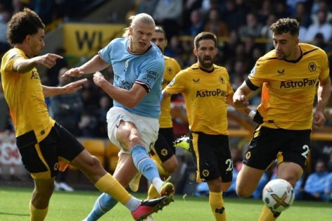 Trực tiếp Wolves 0-0 Man City: The Citizens tấn công