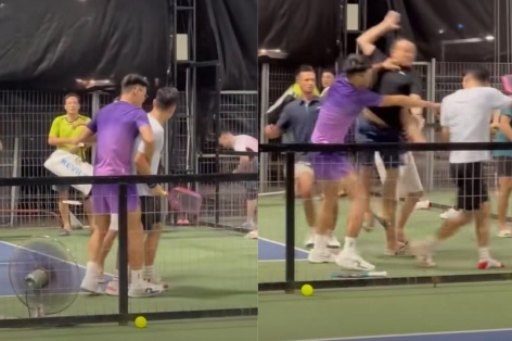 Hàng chục người loạn đả trên sân pickleball gây chấn động