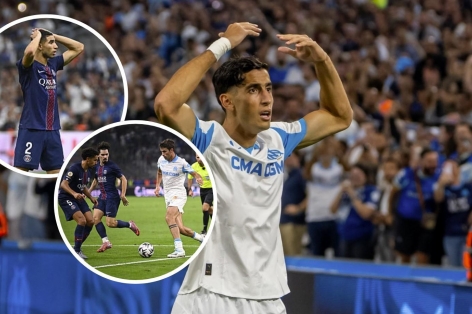 PSG thua sốc Marseille, mất ngôi đầu Ligue 1 ngày nhận giải QBV