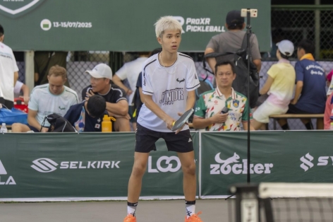 Tay vợt nhí Việt Nam gây chấn động Pickleball thế giới với tấm huy chương Bạc U14