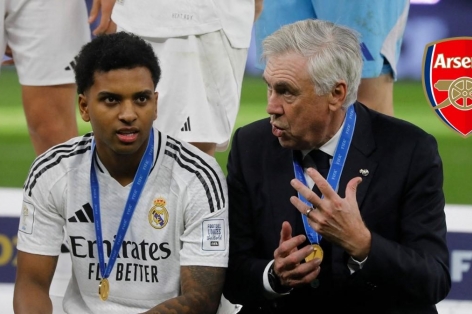 Carlo Ancelotti giúp Arsenal chiêu mộ Rodrygo?