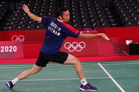 Hai thái cực của vợ chồng Tiến Minh tại giải cầu lông Vietnam Open 2025