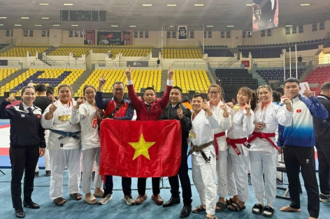 Đội tuyển jujitsu Việt Nam đứng thứ 3 toàn đoàn tại giải vô địch thế giới