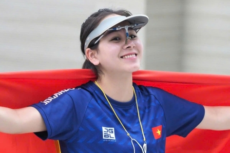 Bộ đôi xạ thủ Trịnh Thu Vinh và Phạm Quang Huy sang Hàn Quốc tập luyện