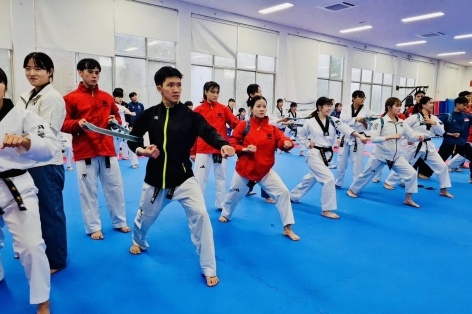 Các võ sĩ taekwondo Việt Nam kết thúc tập huấn ở nước ngoài