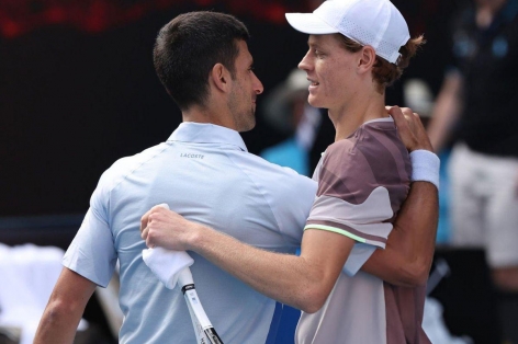 Djokovic: 'Sinner là tay vợt hay nhất thế giới 2 năm trở lại đây'