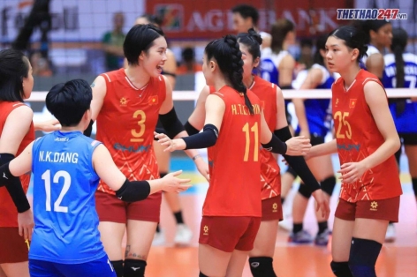Trực tiếp bóng chuyền nữ Việt Nam 2-0 U21 Việt Nam: Áp đảo