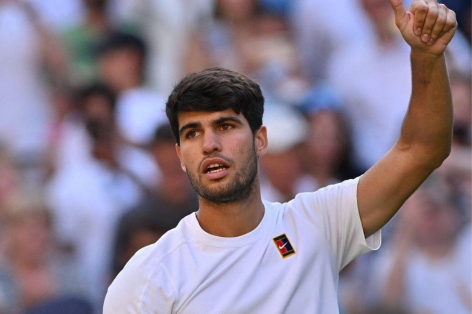 Thắng dễ tay vợt chủ nhà, Alcaraz năm thứ ba liên tiếp vào bán kết Wimbledon