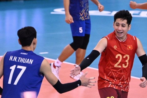 Bóng chuyền nam Việt Nam mở màn chặng 2 SEA V.League 2025 thuận lợi
