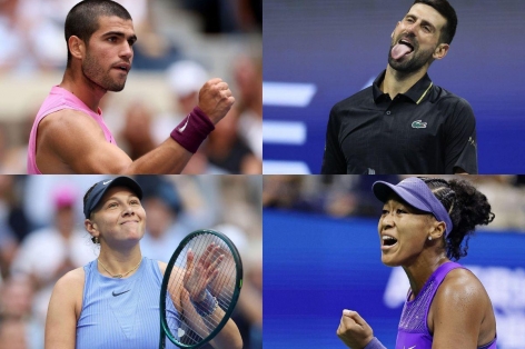 Xác định các tay vợt lọt bán kết US Open 2025