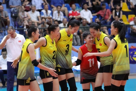 Bóng chuyền nữ Việt Nam thắng với tỉ số không tưởng, rực sáng ở sân chơi châu lục