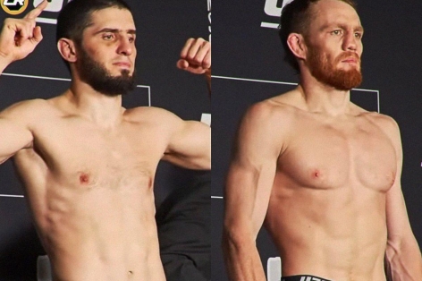 Jack Della Maddalena áp đảo thể hình Islam Makhachev trước thềm UFC 322