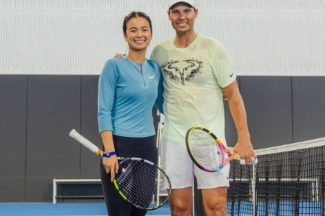 Niềm tự hào tennis Philippines tập cùng Nadal, chuẩn bị cho SEA Games 33