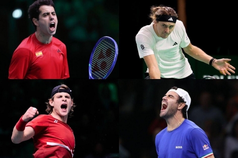 Xác định 4 đội tuyển lọt bán kết Davis Cup Finals 2025