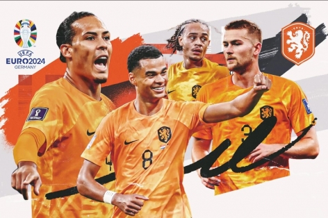 ĐT Hà Lan công bố danh sách dự EURO 2024: Thủ lĩnh Van Dijk