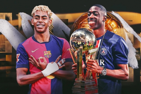 Quả bóng vàng 2025: Yamal vượt mặt Dembele