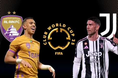 Trực tiếp Juventus 4-0 Al Ain: Không thể chống đỡ